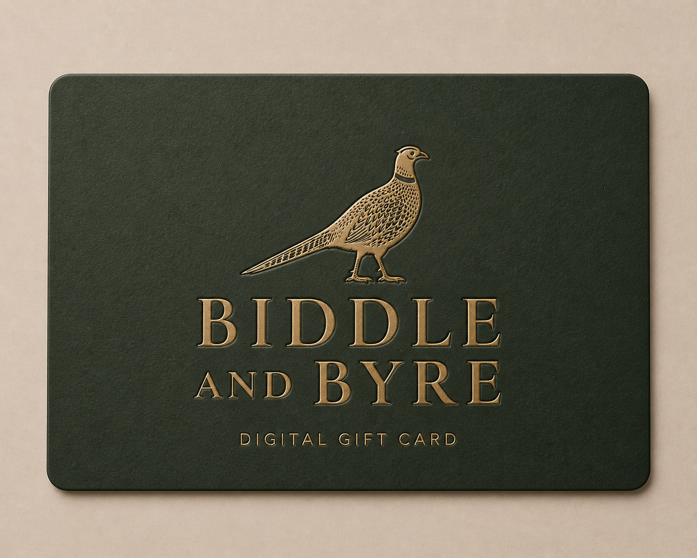 Biddle & Byre Digital Gift Card