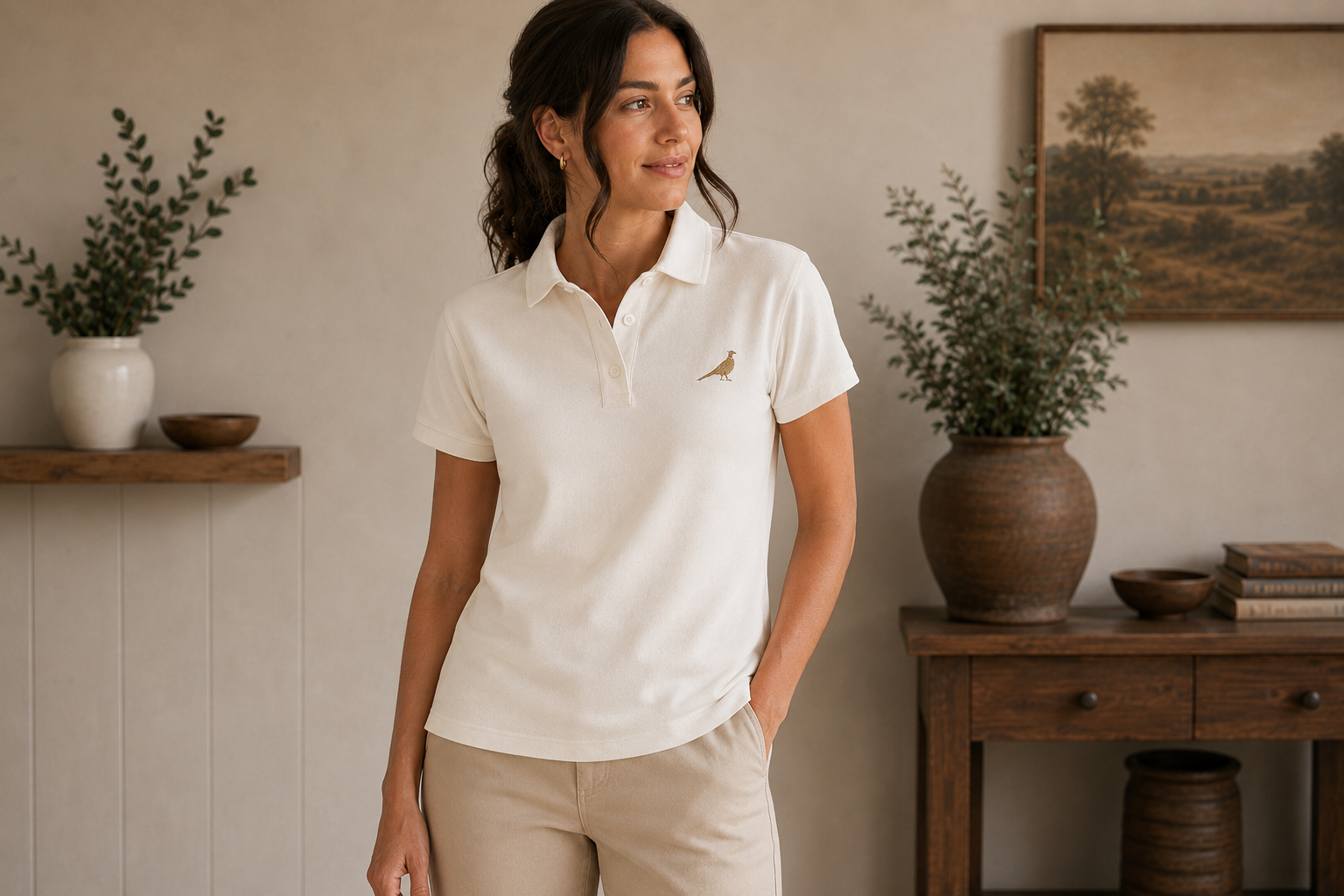 The Hawthorn Women's Polo - Navy